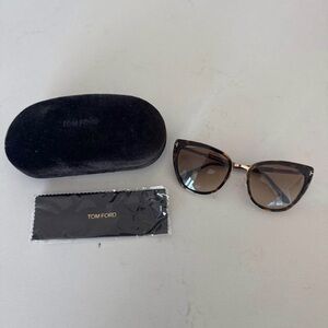 Tom Ford Tortoise Shell Sunglasses with Black Case